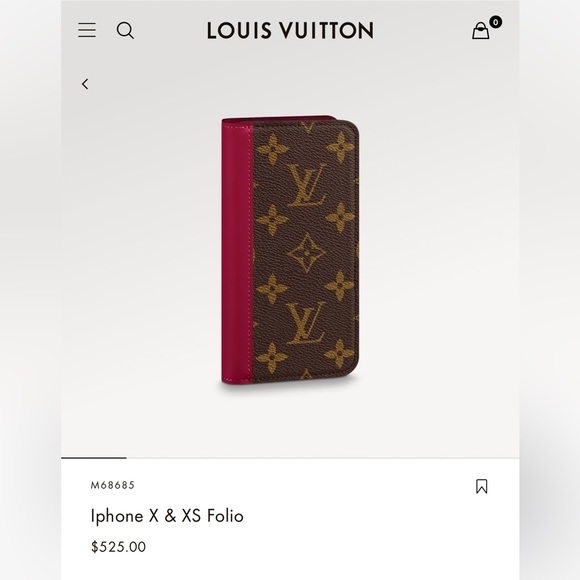 AUTHENTIC Louis Vuitton iPhone X&XS Case - Picture 8 of 9